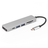 UC0104 USB-C HUB (1 x USB C / 2 x USB 3.0 / 1 x HDMI / SD/TF Card Reader)