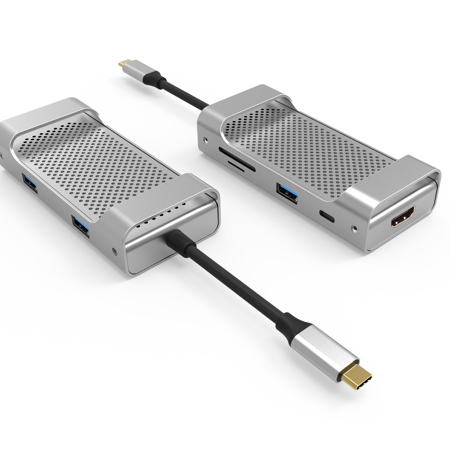 UC1302 USB-C HUB (1 x USB C / 3 x USB 3.0 / 1 x HDMI / SD/TF Card Reader)